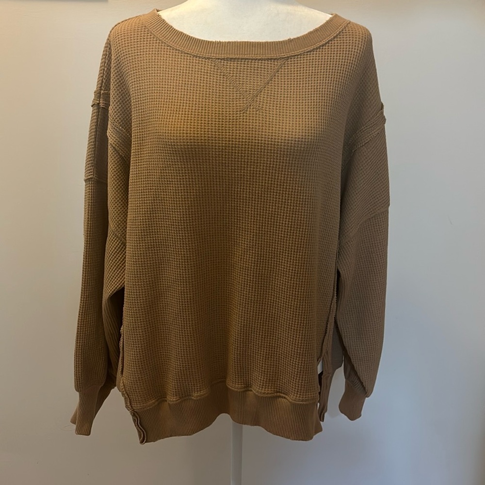 ▪️Aerie Oversized Waffle Sweater▪️